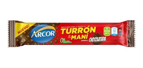 Turron Arcor Chocolatada X 25 Gr X 50 U - Lollipop
