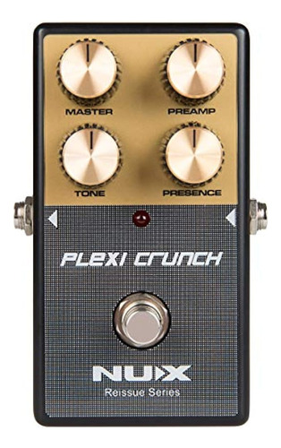 Nux Plexi Crunch Guitar Distortion Effect Pedal High Gain Di