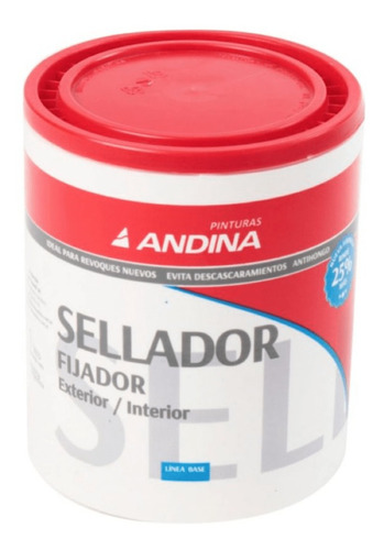 Fijador Sellador Exterior Interior Andina X 1kg