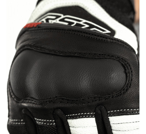 Guantes De Moto C/ Protección Urban Air 2 Negro Y Rojo Rst