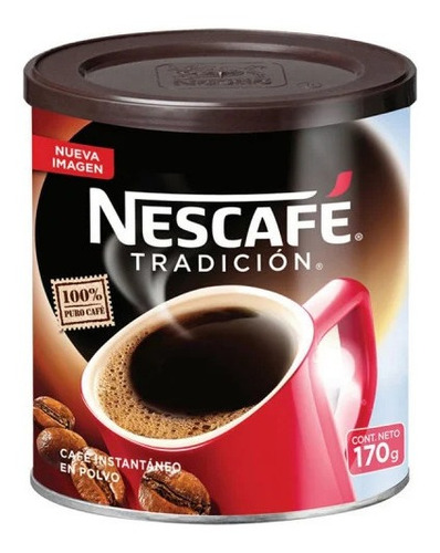 Nescafe Instantaneo Tradicion 170 Gr (3 Unidad)-super