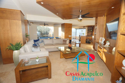 Cad Vista De La Bruma 3. Lujo Y Amplitud Frente Al Mar: Residencia Con Alberca, Palapa Y Vistas Espectaculares En Acapulco