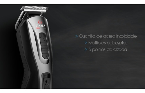 Afeitadora y cortadora de pelo GA.MA Italy GCX Master negra
