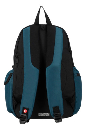 Mochila Xtrem Bradbury 4xt Eternity Blue Color Azul Diseño De La Tela Lisa