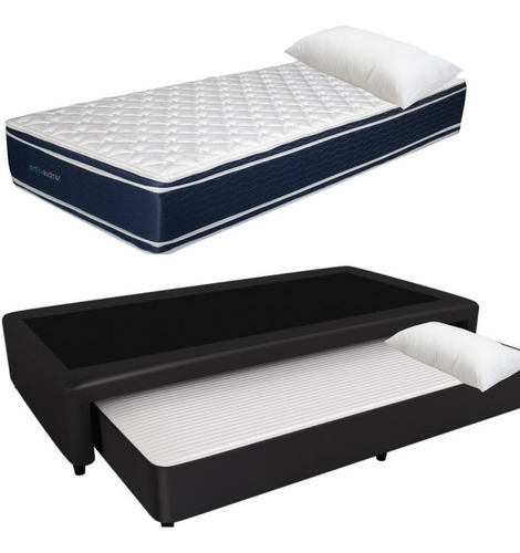 Imagen 6 de 10 de Colchon Inducol Nimbus Firm 090x190x26 Alta Densidad
