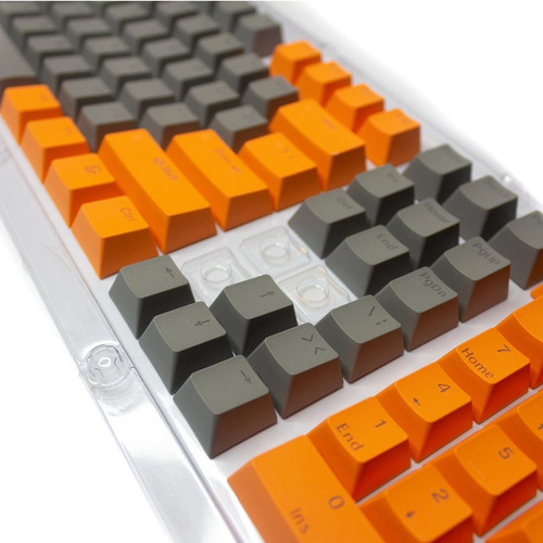 Imagen 2 de 3 de Keycaps Set Color Naranjo + Gris