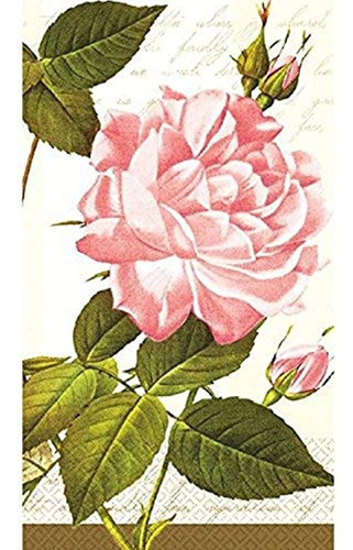 Vintage Rose Guest Towels Floral Garden Party Vajilla Desech