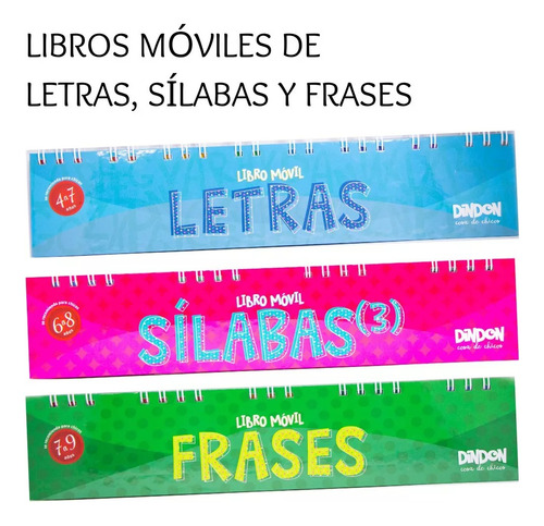 Imagen 1 de 6 de Libro Movil X3 Aprender A Leer Y Escribir Jugando