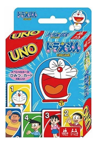 Juego De Carta Doraemon Uno Gato Cósmico