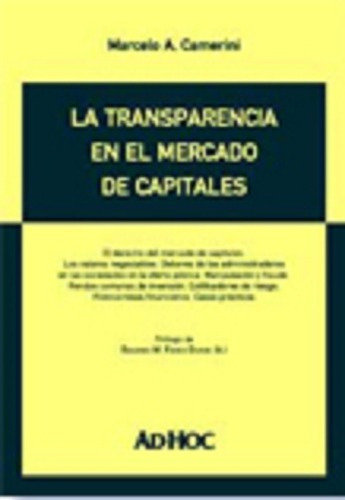 La Transparencia En El Mercado De Capitales Camerini