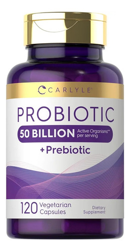 Carlyle Probióticos Con Prebióticos 120 Cápsulas Entrega Hoy