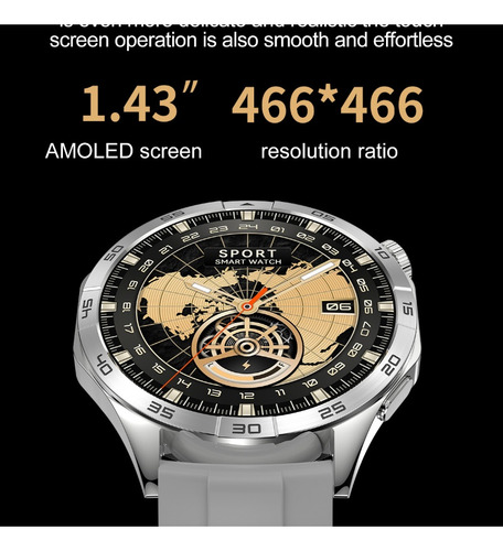 Reloj Inteligente Lemfo Hk4 Bluetooth Calling Nfc Para Exter