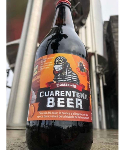 Imagen 3 de 10 de Cerveza Barba Roja Cuarentena Beer 500ml. Pack X 12
