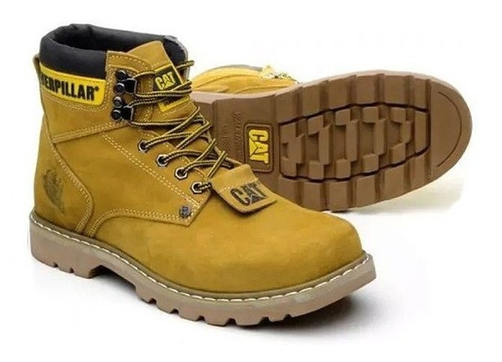 Bota Coturno Caterpillar Original Couro Legitimo Qualidade Premium -  Alfredo Store