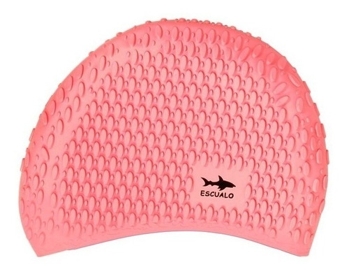 Gorra Natacion Modelo Bubble Rosa - Escualo ¡ ! Color Rojo Diseño De La Tela Liso Talla Unitalla