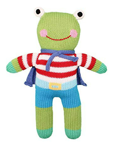 Peluches - Zubels Baby Freddy The Frog Peluche Tejido A Mano