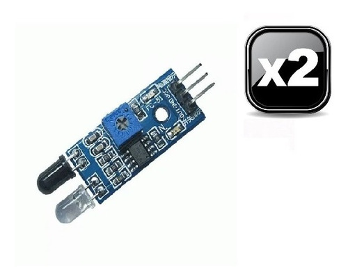 2 Und Modulo Arduino Sensor Infrarrojo Detector De Obstáculo