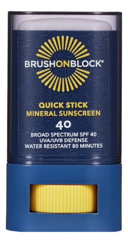 Brush On Block Quick Stick Spf 40, Protector Solar Mineral,