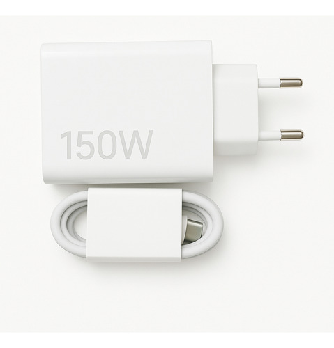 Carregador Turbo Xiaomi 150w +cabo Usb-c Carregamento Rápido