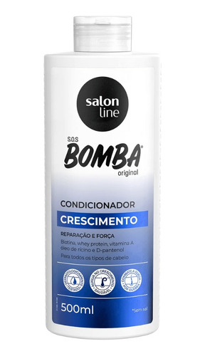 Salon Line Condicionador Crescimento Sos Bomba 500 Ml