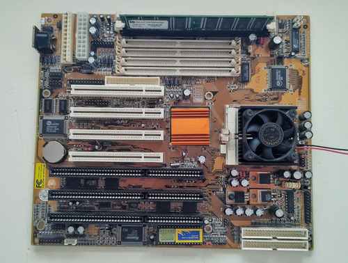 Mother Retro Socket 7 Ibm Pr233 64mb Dorado Oscuro (Usado)