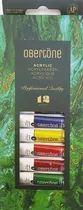 Comprar Obertone Premium Set De 12 Tubos De Pintura Acrílica 
