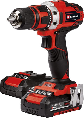 Set Kit Taladro Percutor A Bateria 18v Einhell + Accesorios