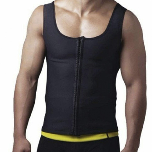 Camiseta Chaleco Neotex Reductor Negro Fitness Talle Unico