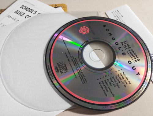 Alice Cooper - School's Out - Cd Mini Lp , Ruso Edición Limitada (Usado)