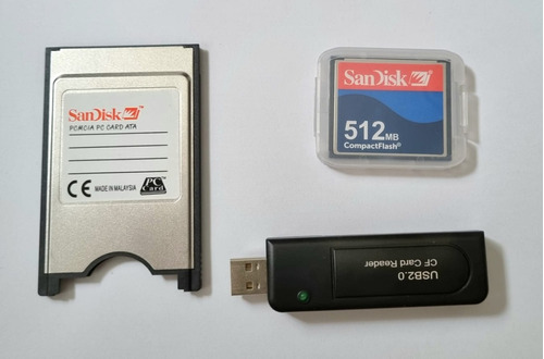 1 Pcmcia +  1 Cf 512mb + Lector Usb Cnc Fanuc Envio Gratis