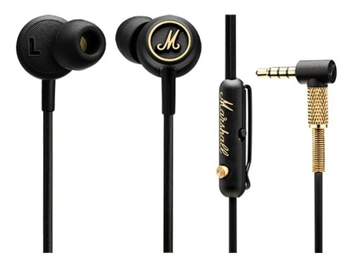 Marshall Mode Eq Auricular In Ear Control Y Ecualizador Color Negro