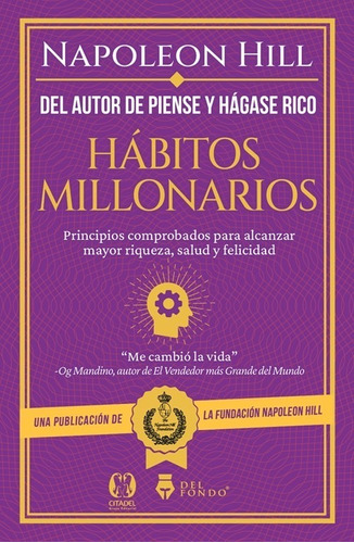 Habitos Millonarios - Napoleon Hill - Del Fondo - Libro