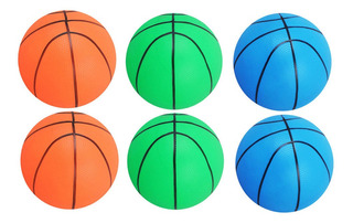 BIG Party 6 Velas con Forma de balones de Baloncesto Color Naranja 73219 