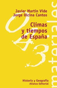 Libro Tiempos Y Climas De España De  Olcina Cantos Jorge Mar