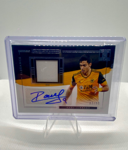 Tarjeta Raúl Jiménez Autógrafo/jersey Original 83/99 Invest (Usado)