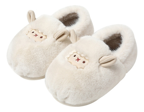 Zapatillas Térmicas Planas Y Antideslizantes Little Sheep