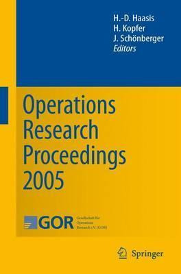 Libro Operations Research Proceedings 2005 - Hans-dietric...