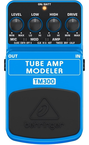 Pedal Para Guitarra Behringer Tm300 Tube Amp Modeler