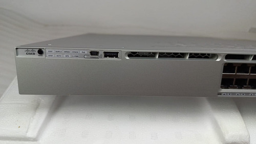 Swich De Red Ethernet Cisco Catalyst C3850-24 Puertos