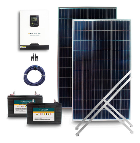 Kit Solar Completo Inteligente Para Casas 2 Paneles 270w 1s