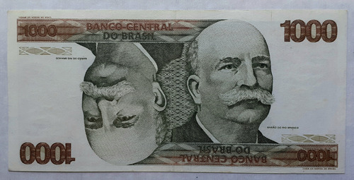 C153 Cédula De 1000 Cruzeiros Do Barão Mbc/s (Usado)