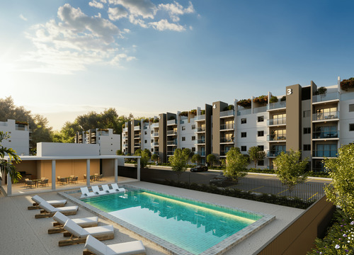 Penthouse En Venta En Bavaro, 2 Habitaciones Con Terraza Privada
