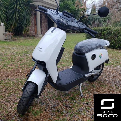 Moto Eléctrica Super Soco Cux Estilo Vespa Pilar Motor Bosch