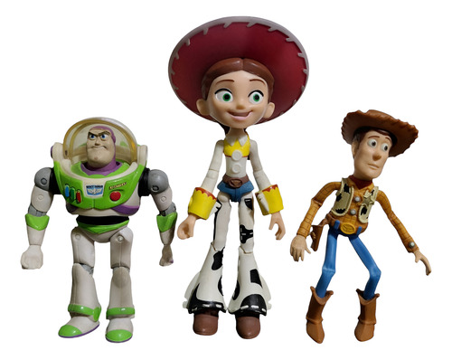 Set X3 Muñecos Toy Story Original Mattel Y Disney (Usado)