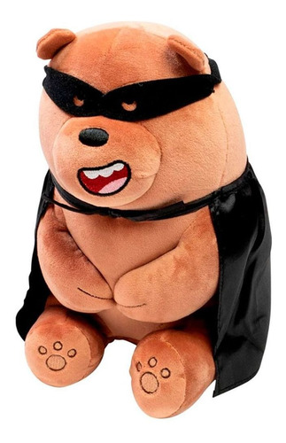 Peluche We Bare Bears Pardo Disfraz Halloween, 18 Cm