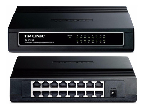 Switch 16 Puertos 10/100 Mbps Tp-link Tl-sf1016d