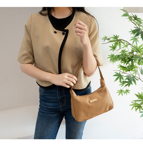 Bolso Versátil Para Hombro Y Axilas Con Cremallera