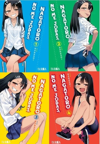 Manga, No Me Jodas, Nagatoro Pack Vol.1 Al 4 - Ivrea