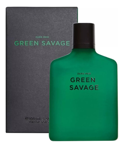 Zara Man Green Savage Edt 100ml - Fragancia Hombre