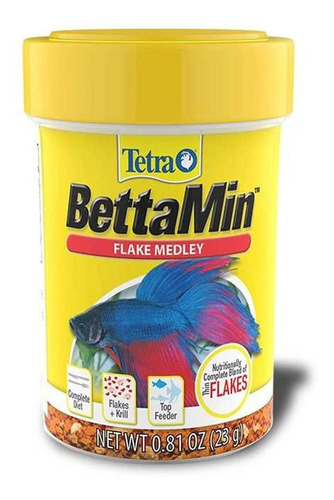 Alimento Tetra Bettamin 23g - Dieta Especial Para Bettas